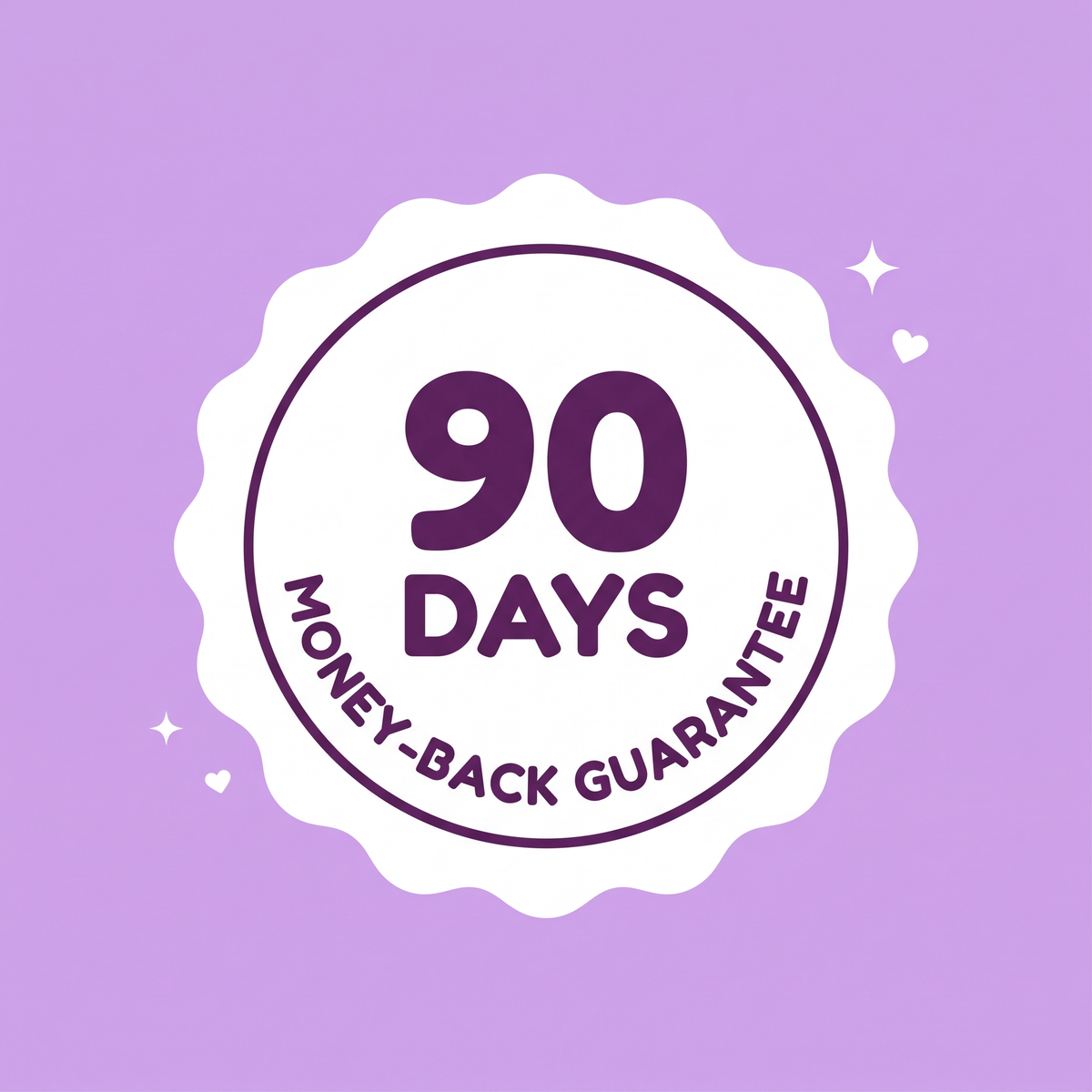 90-day money-back guarantee